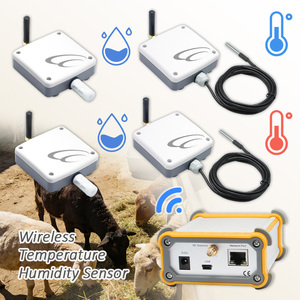 Animal Husbandry Breeding Farm RF <b>Wireless</b> <b>Temperature</b> Humidity Detector System Remote Real Time Data Monitoring Gateway - Product Image 1