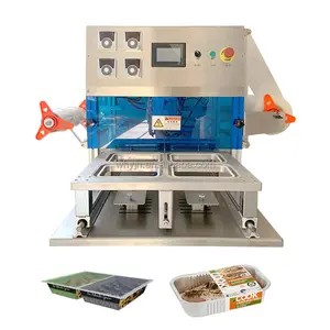 LG-F201Convenient And Small Automatic Tray Sealing Machine Manual Tray Sealer Tabletop Tray Sealer