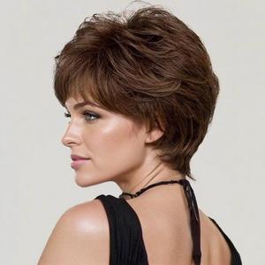 <span class=keywords><strong>ผม</strong></span>ปลอมแบบไม่ใช่เรมี่ ทรงผมหน้าม้าแบบไม่ต้องเย็บ สำหรับคุณแม่วัยกลางคนและ<span class=keywords><strong>ผู้</strong></span><span class=keywords><strong>สูงอายุ</strong></span> <span class=keywords><strong>ผู้</strong></span>หญิง <span class=keywords><strong>ผม</strong></span><span class=keywords><strong>สั้น</strong></span>หยิกฟู ดูเป็นธรรมชาติ ทุกสี - Product Image 3