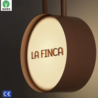 Enseigne publicitaire LED en acrylique extérieure personnalisée, boîte lumineuse rotative pour les entreprises, la maison, les voitures, les taxis, les magasins, les lettres, la signalétique, le logo