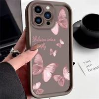 Nouvelle Belle Impression Housse Arrière Antichoc Papillon pour Téléphone Portable iPhone 17 Air 16 15 Plus Pro Max 14 13 12 Pro Max