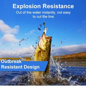 Venta al por mayor Super suave 30 Lb trenzado línea de pesca 8 hilos línea de pesca para pesca en el mar - Product Image 6