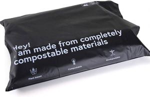 XC-BIO Eco-Friendly <b>Compostable</b> Mailing <b>Bags</b> EN13432 Certified for Shoes Clothing Packaging 100% Biodegradable Silk Screen - Product Image 2