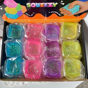 Needoh Nice Cube, Juguete Antiestrés con Purpurina, Juguete Sensorial de TPR Suave de Rebote Lento, Juguete Antiestrés para Aliviar la Ansiedad en Niños y Adultos - Product Image 5