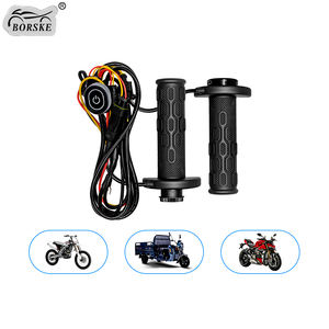 Manillar eléctrico de silicona para motocicleta todoterreno, interruptor CNC 5 + 1, memoria de engranaje, Control de temperatura, empuñaduras calefactables eléctricas - Product Image 3