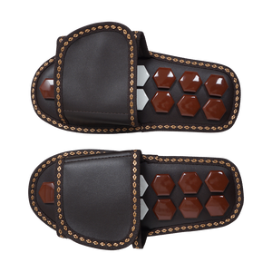 Pantuflas de Masaje de Pies con Turmalina para Tejido Profundo - Control Manual con Cable para Acupresión, Reflexología y Alivio de la Fascitis Plantar - Product Image 3