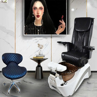 Banc de pédicure de luxe moderne avec bain à bulles relaxant pour salon de manucure et spa, fabriqué à Foshan