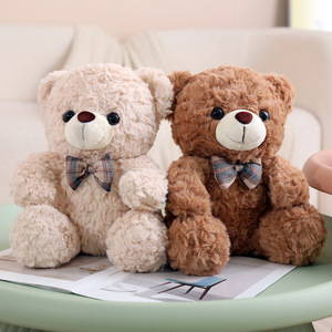 Di alta qualità carino in morbido cotone PP peluche piccola bambola di orsacchiotto Mini peluche ricamato papillon regalo di compleanno per bambini - Product Image 5
