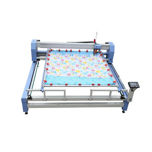 <b>Single</b> Needle Quilts Sewing Machine Computerized <b>Bedding</b> <b>Sheet</b> Embroidery Machine - Product Image 2