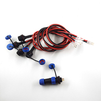 Conector de Alimentación M13 2P, Conector Hembra de CC de 13 mm, Enchufe de CC de Alta Corriente