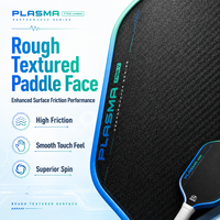 Raquette de pickleball de 5e génération avec noyau en mousse EPP de 16 mm, pressée à chaud avec fibre de carbone T700, pour adultes, 225 g ; directement de l'usine