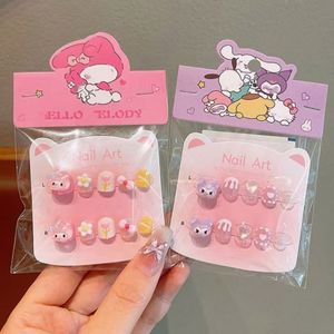 Uñas Postizas de Gel Removibles con Diseños de Dibujos Animados para Niñas, Pegatinas de Uñas para Jugar a Maquillarse, Regalo de Juguete para Niñas Pequeñas - Product Image 4