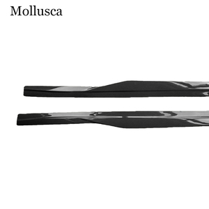 สเกิร์ตข้างคาร์บอนไฟเบอร์แท้ สำหรับรถ BMW ซีรีส์ 2 M2 G87 Coupe รุ่น R44 สไตล์ปี 2022-2024 - Product Image 5