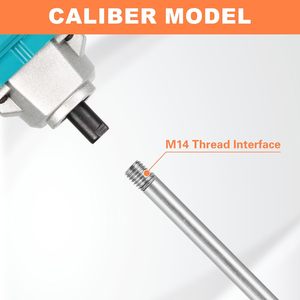 Accessori esclusivi per miscelatori Premium M14 segmentati per la miscelazione di calcestruzzo e la vernice per i componenti del motore per punte di cemento - Product Image 2