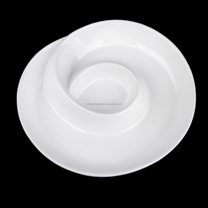 <strong>Creative</strong> Ceramic Restaurant Dinnerware-Patterned Plant Design <strong>Serving</strong> Trays for Sushi Salad Seafood Sauce Bowl Side <strong>Plate</strong> - Product Image 1