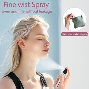 Flacone di Profumo Ricaricabile in Alluminio-Vetro <span class=keywords><strong>da</strong></span> 5ml, Mini Atomizzatore Spray con Finestra Visiva, Dispenser di Fragranze a Prova di Perdite per Mascara - Product Image 6