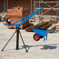 Lève-charge robuste avec chariot et moteur électrique 300 tonnes 300 kW, élévateur de matériaux pour chantier et entrepôt