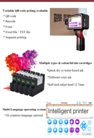 Imprimante jet d'encre portable de haute qualité pour le marquage de dates et de numéros de lots, machine à jet d'encre manuelle à vendre