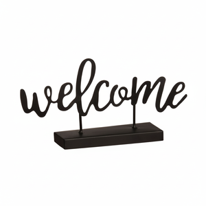 Letras del Alfabeto Navideñas Modernas de Aluminio y Madera para Decoración Navideña Minimalista y Hogares Contemporáneos - Product Image 1