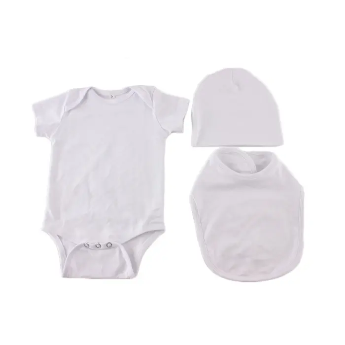 0-18 Maanden Baby Groeien Kleding Huidvriendelijk Katoen Peuter Rompertjes Pasgeboren Plain White Baby Rompertjes