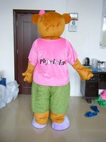 Fabricant professionnel de costumes de mascotte d'ours personnalisés Blue Sky, costumes de dessin animé pour adultes, Miss Bear, en peluche, unisexe, pour spectacle sur scène