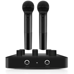 Mikrofon ile Karaoke mikser hoparlörler ses mikseri müzik severler için ev sinema sistemi Ktv parti eğlence ekipmanları için