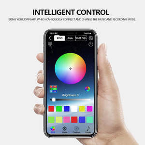 Lampe de table LED, appliques murales, veilleuse RGB en forme de note de musique 180. Support rotatif pour TikTok Live, idéal pour les fêtes, bars, salles de jeux et la décoration de chambre - Product Image 5