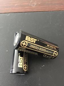 Original BST Genuine <strong>26650</strong> Lithium Cell <strong>Battery</strong> 5000mAh 3.7V Rechargeable <strong>Battery</strong> for Flashlight - Product Image 2