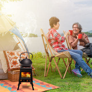 Estufa Portátil de Camping Db 36x36x46.5cm Metálica Plegable para Alcohol Sólido, Queroseno, Viajes, Barbacoa - Product Image 6