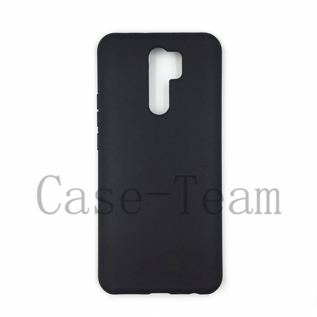Manufacturer Wholesale Matte TPU Cases Soft Frosted Back Cover Silicone Mobile Phone Case for Xiaomi Redmi 9 Prime Black