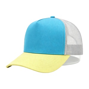 Factory Wholesale Adjustable Outdoor Trucker <b>Hat</b> 6 Panels Breathable <b>Men</b> Women <b>Sun</b> Protection Trucker <b>Hat</b> - Product Image 1