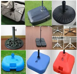 Açık avlu şemsiye açık villa bahçe roma özel waterflood kum taban ağırlığı 160 £ şemsiye koltuk şemsiye ayak