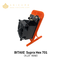 BITAXE Supra Hex 701 4.2T Machine de Minage Solo à Faible Bruit et Économique en Énergie SHA-256 Bitcoin/BCH/BSV Processeur de Données Informatique Métallique