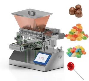 Vendita calda multifunzione automatica gelatina di frutta gommosa depositante che fa macchina per la produzione di caramelle