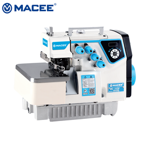 Machine à coudre surjeteuse manuelle à entraînement direct haute vitesse MC-747DF, double aiguille, point de chaînette, usage domestique, haute précision - Product Image 1