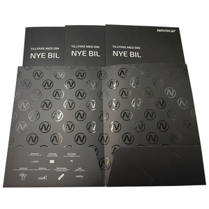 Aangepaste Mode Handgemaakte Papieren Map Afdrukken A4 Papieren Bestandsmap - Product Image 1