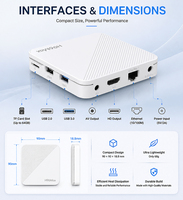 TV Box RK3518 con Android 14, H96 Max 3518B, Reproductor de Streaming 4K, 2GB 16GB, WiFi 6, BT5.4, USB3.0, Fabricante OEM ODM