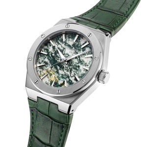 นาฬิกาควอตซ์สำหรับผู้ชายกันน้ำเป็นประกายทำจากแก้วแร่สไตล์ใหม่อุปกรณ์เสริมทางธุรกิจออกแบบโลโก้ได้ตามต้องการ - Product Image 4