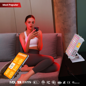 Dispositivo IDEATHERAPY per Terapia della Luce Rossa <span class=keywords><strong>a</strong></span> <span class=keywords><strong>LED</strong></span> Infrarossi per Viso e Corpo, Uso Domestico, Controllo tramite APP, <span class=keywords><strong>con</strong></span> Supporto da Tavolo - Product Image 3