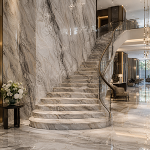 New Venetian Venice Marble Look Sintered <b>Stone</b> Slab Polished Marble Look Porcelain Tile 1600 x 3200 x 12 mm for Wall - Product Image 2