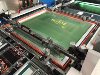 Máquina Automática de Serigrafía con Cilindro de Paro para Recubrimiento UV Localizado