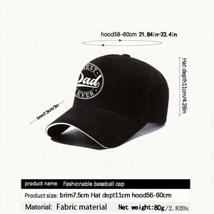 Gorra de béisbol personalizada Unisex de malla transpirable ligera ajustable para hombres papá diseño deportivo de moda nombre Casual al aire libre Puff - Product Image 6