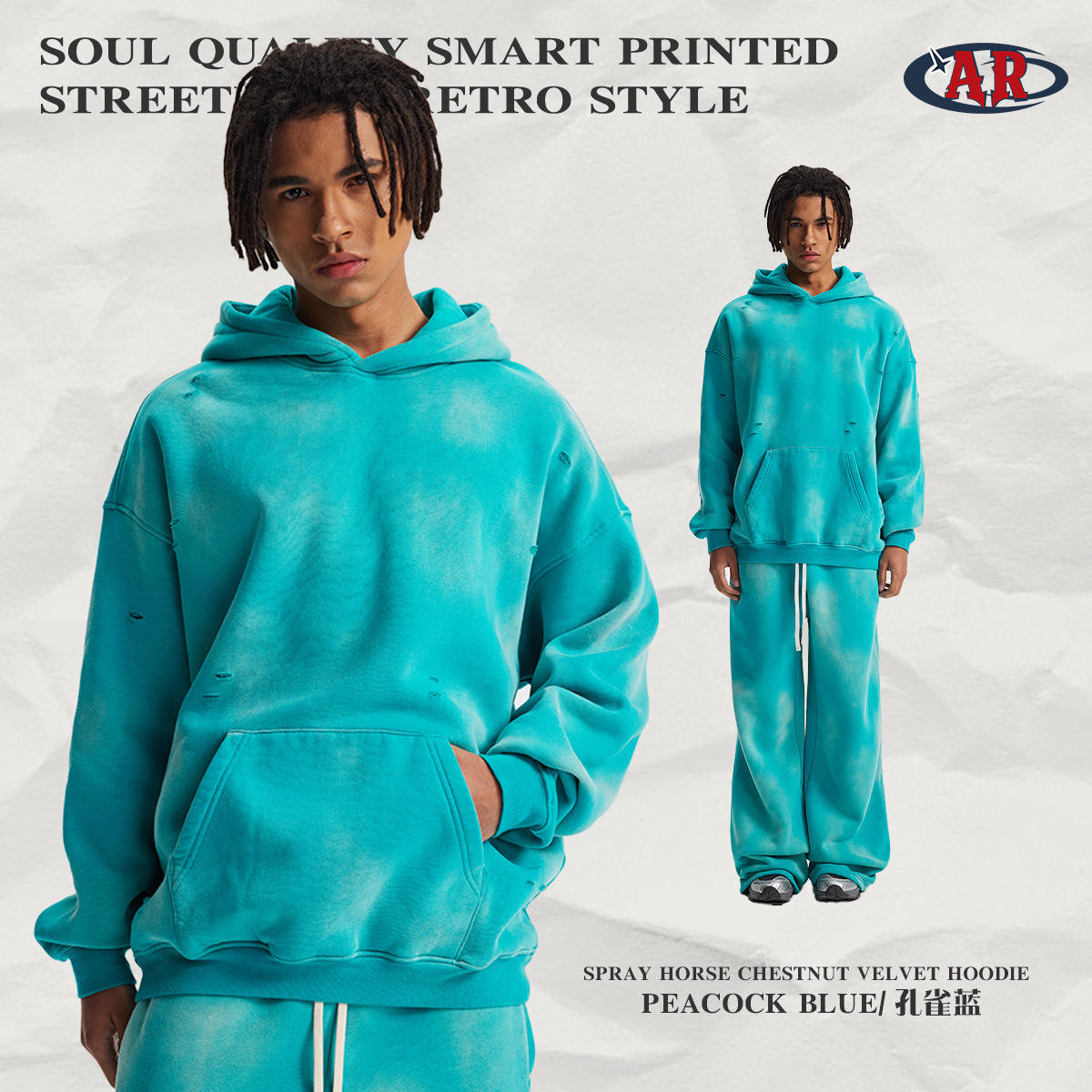 เสื้อ2591-สีฟ้านกยูง