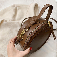 Offre Spéciale mignon rond femmes sacs à bandoulière en cuir PU Lades sacs à main mode femmes sacs à main et sacs à main Bolsos Para Mujeres
