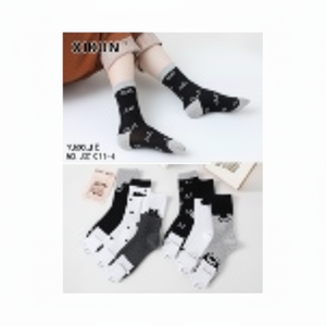 Calzini di puro cotone colorati leggeri e traspiranti morbidi alla caviglia in maglia carino stile Premium per uso estivo primavera inverno - Product Image 1