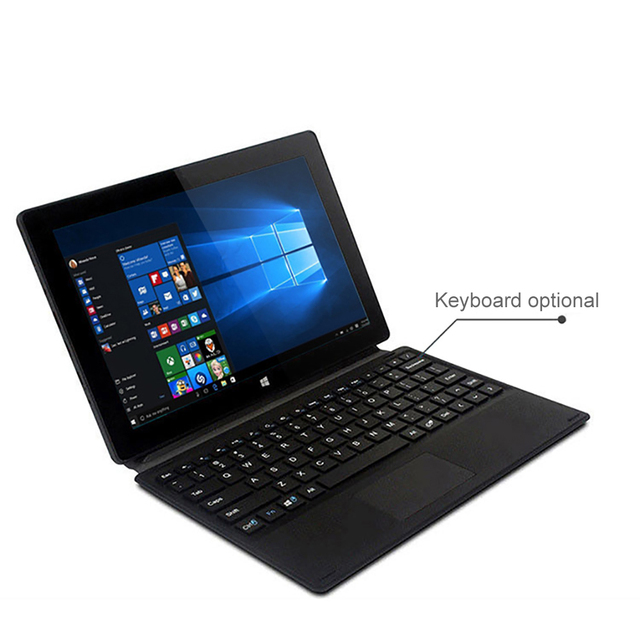 2 In1 Laptops Win 10 Tablet 10 Inch Mini Laptop Win10 Tablet with Keyboard Business with Detachable Magnetic Tablette