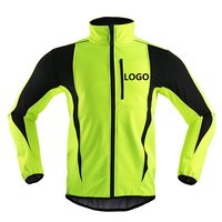 Veste de cyclisme imperméable réfléchissante thermique Softshell personnalisée pour hommes vélo vêtements de vélo veste de cycle
