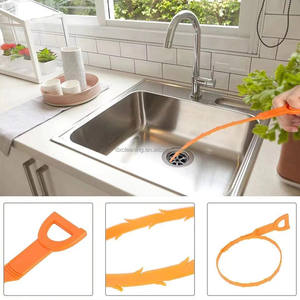 7 pack di scarico Snake Hair Clog kit di strumenti per la pulizia di 25 pollici stick di scarico per fogna wc da cucina lavello vasca da bagno - Product Image 6