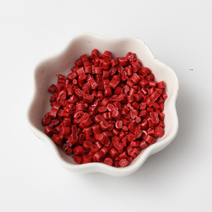 Wholesale Red PP Granules Injection Grade Modified PP Recycled Material High Rigidity Automotive Furniture Plastic Granules