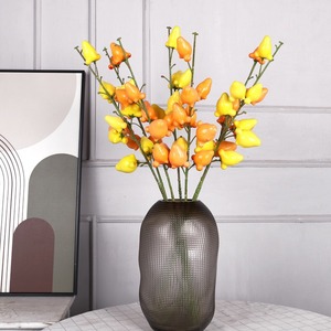 ผลไม้ประดิษฐ์สีทอง QIHAO ของตกแต่งบ้านพลาสติก สำหรับห้องนั่งเล่นและอุปกรณ์ประกอบฉากถ่ายภาพ - Product Image 3